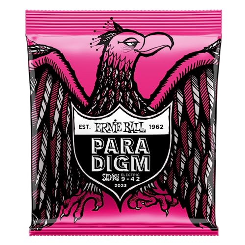 Ernie Ball أوتار جيتار كهربائي إيرني بول بارادايجم سوبر سلينكي، قياس 9-42 (P02023) - Image 1