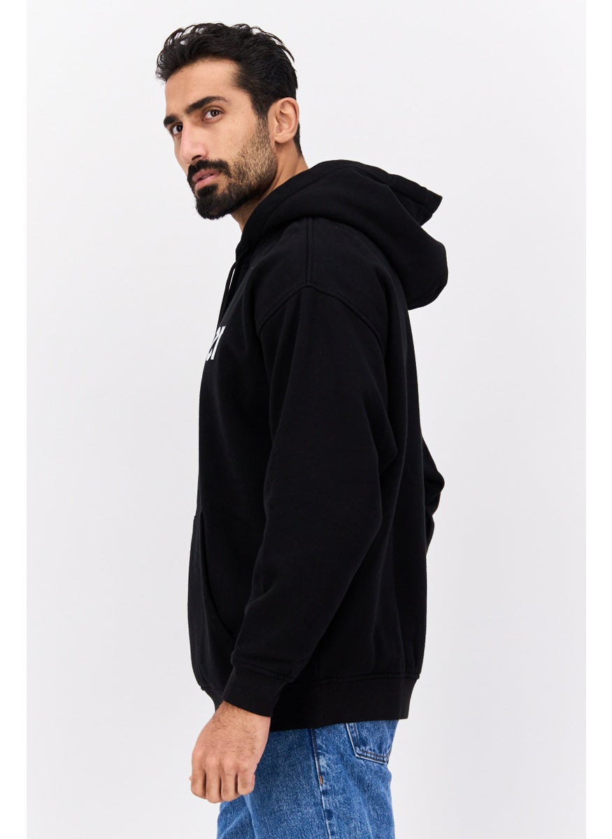 Men Hood Graphic Print Long Sleeves Sweatshirt, Black - pzsku/ZD9A808C3A83F486F0CDDZ/45/_/1737642151/566cf65b-6288-4627-96c8-b542907317ea