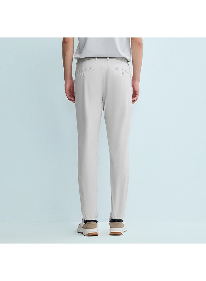 HLA Semi-elastic Waist Design】spring 2025 Light Business Fashion Series Comfortable Slim-fit Men's Casual Pants - Image 5
