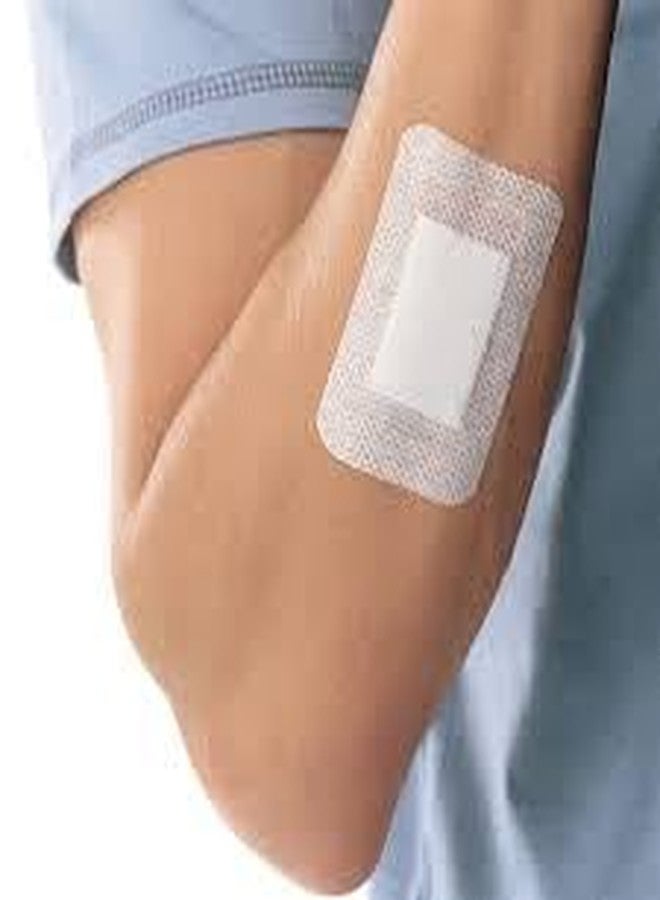 ضمادات جروح ماصة من Leukomed، مقاس 5 × 7.2 سم، (عبوة من 10 ضمادات) - Image 1