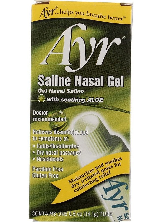AYR AYR Saline Nasal Gel, with Soothing Aloe, 0.5 Ounce Tube (Pack of 3) - Image 1