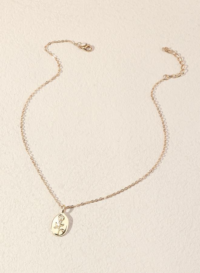 Take Two Flower Pendant Necklace - Image 4