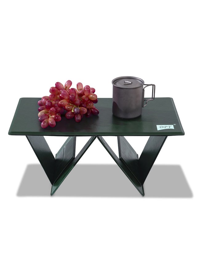 DPT طاولة نزهة قابلة للطي من MDF، طاولة نزهة، زيتوني، الحجم: 43.5*23.5*1 سم - Image 2