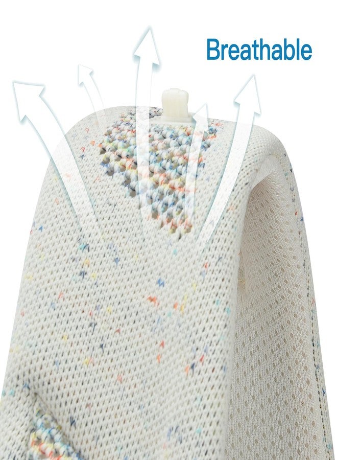 Bebamour Knit Baby Carrier Newborn to Toddler -Lightweight Baby Wrap Carrier 3-in-1 Baby Carrier Front and Back Carry (Cream,7-32 lbs) - Image 5