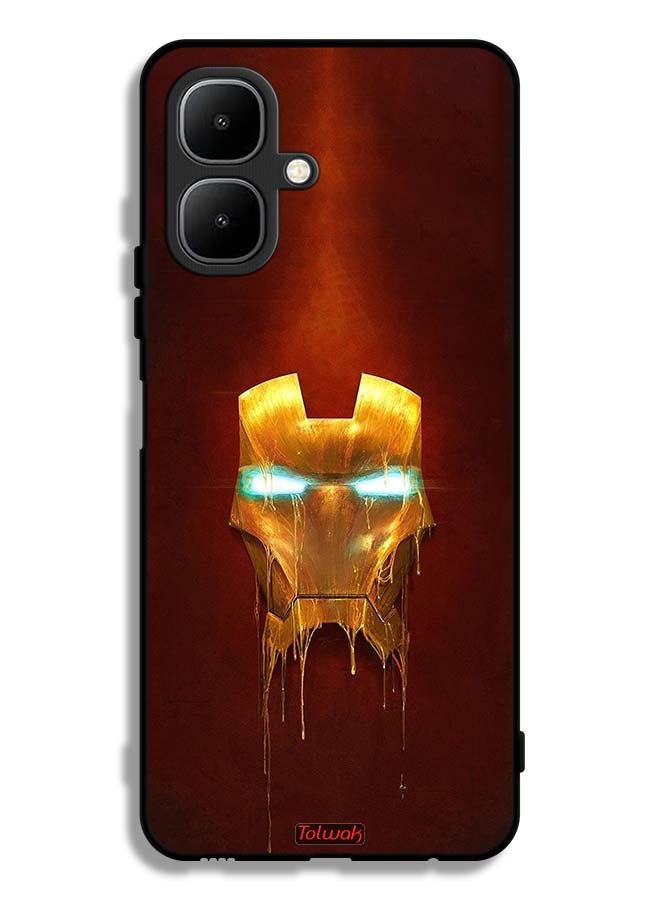 Tolwak Infinix Smart 10 Protective Case Cover Iron Man Marvel Comics