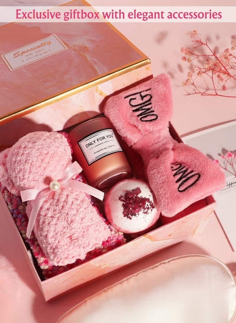 Mother's Day ,Gift Basket for Women - Birthday Gift Box, Get Well Soon Gift Set Contains 13 Inspirational Gifts, Relaxing Spa Treatment Package for Women, Bestie Friendship, Female Friend Gift - Image 2