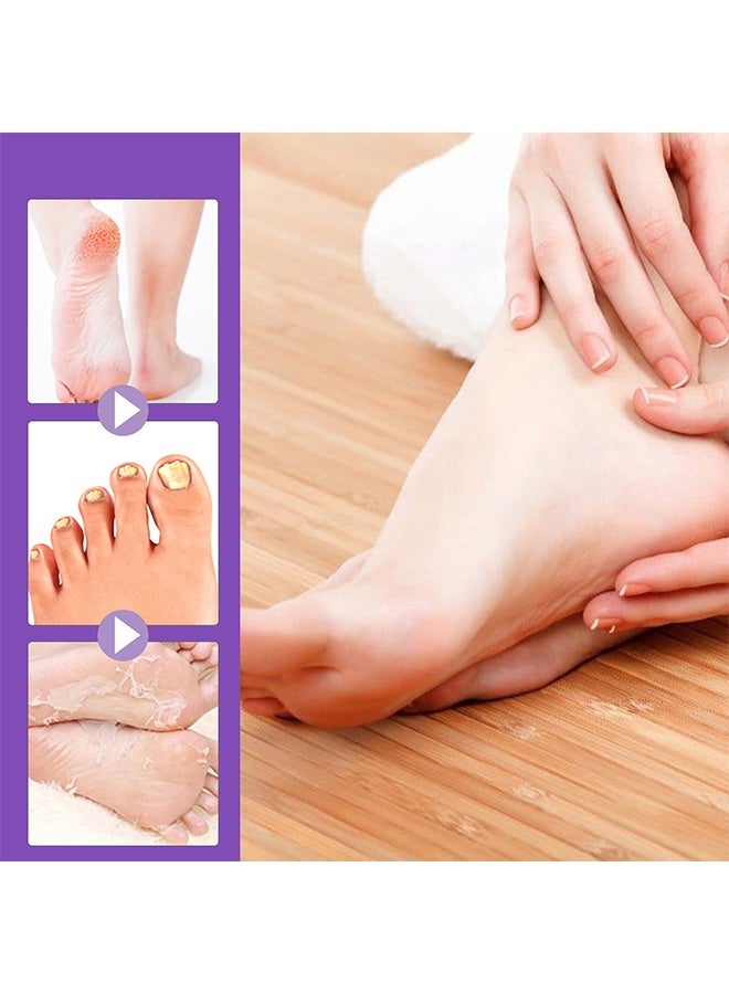 إيلهو قناع القدم بالزنجبيل ، جوارب مرطبة للعناية بالقدم الجافة ، ترطيب القدمين أقنعة التقشير لإصلاح الكعب الجاف المتشقق ، وإزالة الجلد الميت - Image 2