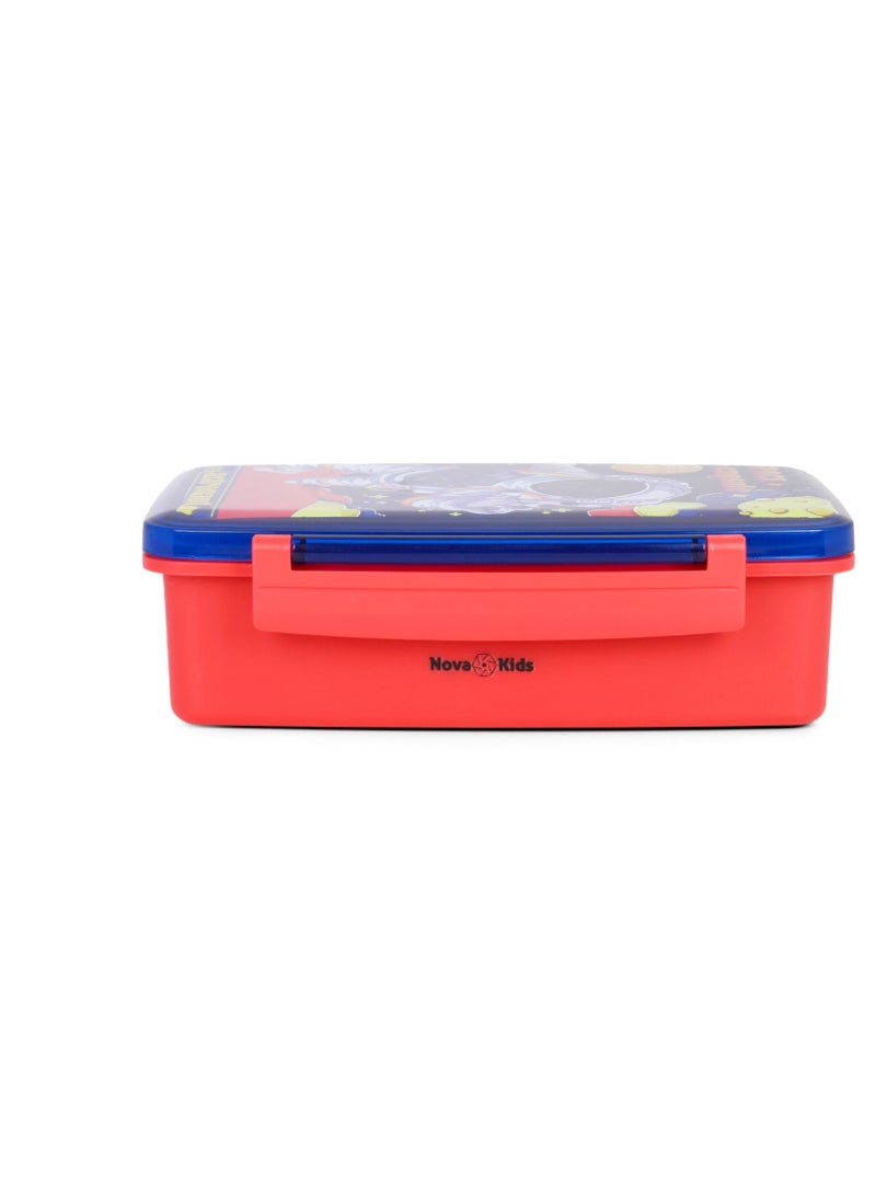 Bento Lunch Box With Spoon And Fork - Astronaut Blue