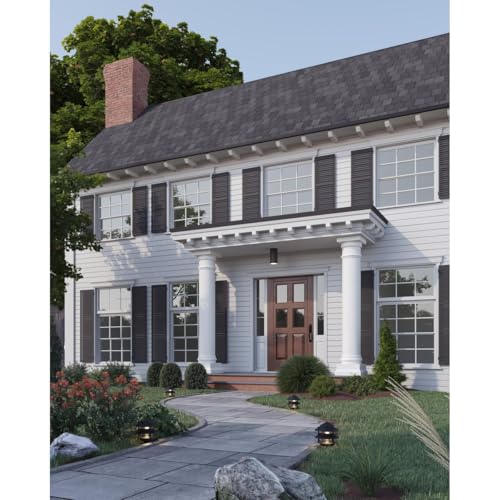 Progress Lighting 6-Inch Cylinder Outdoor Ceiling Light, 1-Light Modern Flush Mount Ceiling Light Fixture, Interior and Exterior Lighting for Home or Porch, Aluminum Construction, Black (P5741-31) - Image 3