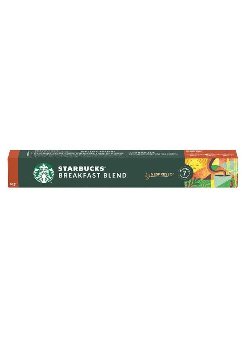 Starbucks Breakfast Blend Coffee 10 Capsules 