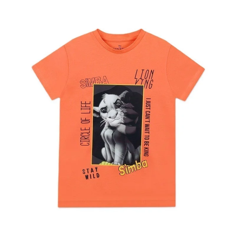 Disney DISNEY Lion King Kids Boy's Short Sleeve T-Shirt