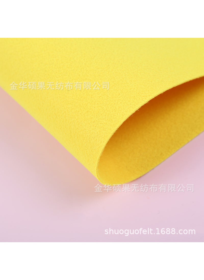 Generic 2MM Thick Colored Felt Fabric for Crafts 1624 Golden 