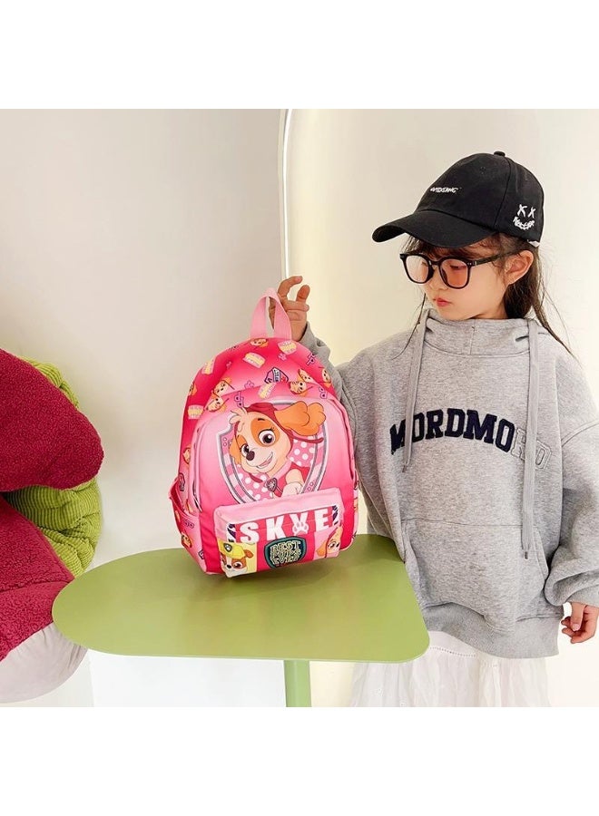 PAW PATROL Cartoon Pink Paw Patrol Pattern Children's Backpack Primary School Schoolbag Lightweight Waterproof Large Capacity Travel Outdoor Backpack - Image 5
