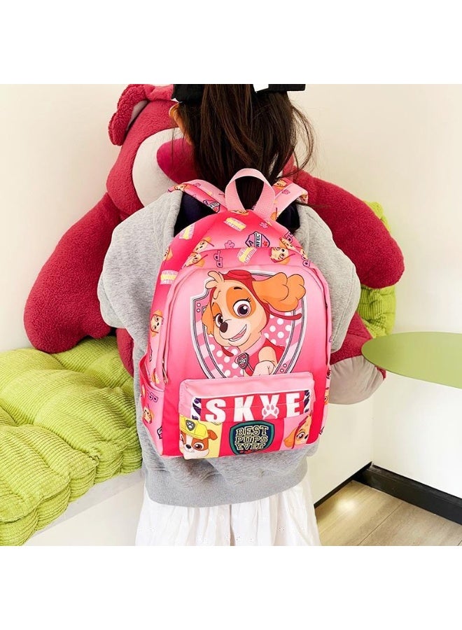 PAW PATROL Cartoon Pink Paw Patrol Pattern Children's Backpack Primary School Schoolbag Lightweight Waterproof Large Capacity Travel Outdoor Backpack - Image 4