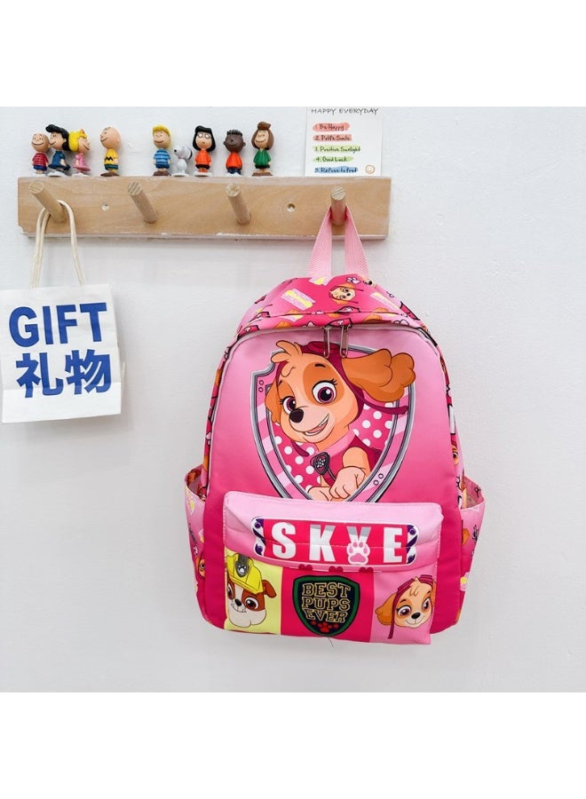 PAW PATROL Cartoon Pink Paw Patrol Pattern Children's Backpack Primary School Schoolbag Lightweight Waterproof Large Capacity Travel Outdoor Backpack - Image 1