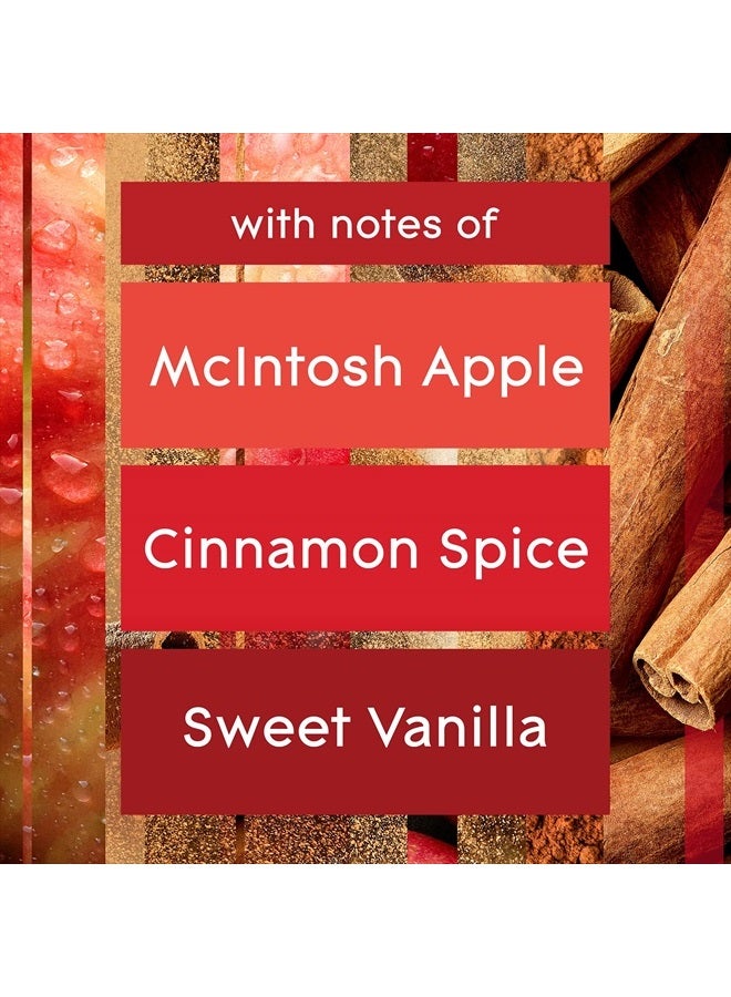 Glade عبوات إعادة تعبئة معطر الهواء، زيوت عطرية وأساسية للمنزل والحمام، تفاح وقرفة، 3.35 أونصة سائلة، 5 قطع - Image 4