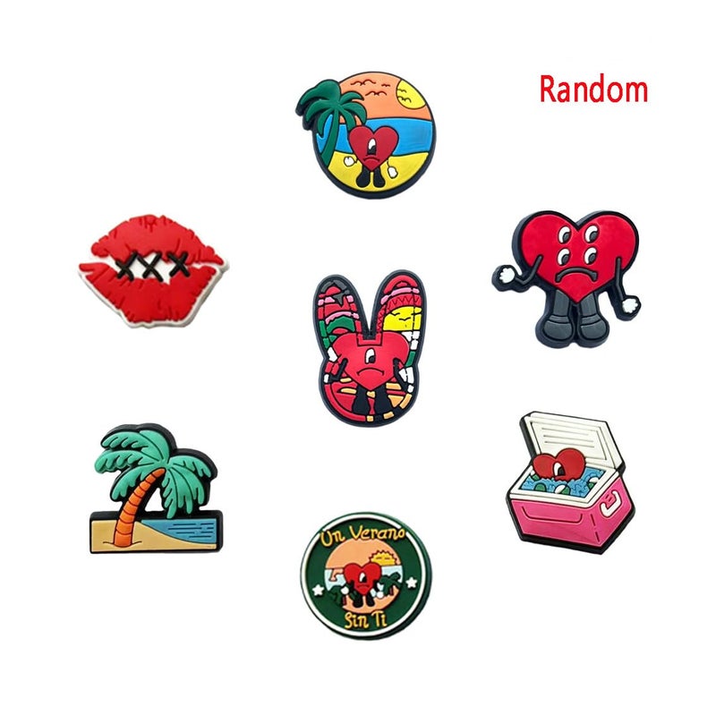 NCTOPHU Lot of 30 50 100pcs Random Different Shoe Charms Men Women Shoes Decoration for Kids Boys Girls Birthday Gifts - Image 3