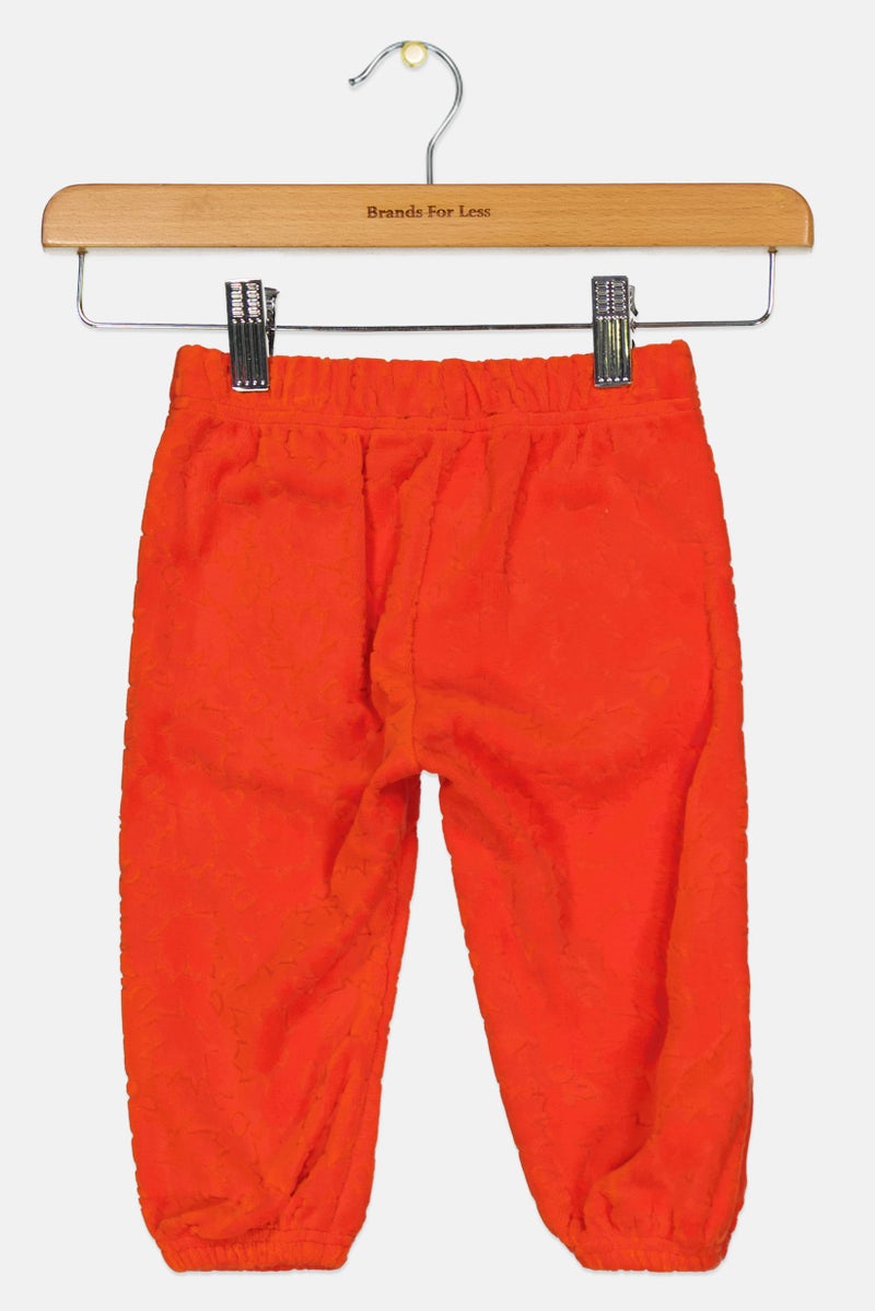 DSQUARED2 Toddlers Girl Textured Pull On Pants, Orange  - Image 2