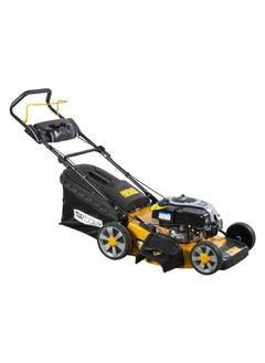 TRAITOOLS 3-In-1 Gas Powered Swivel Wheels Push Lawn Mower Black and Yellow 21 Inch CJ21GT3IN1B750  - Image 2