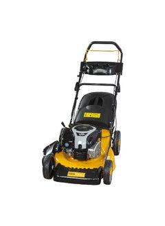 TRAITOOLS 3-In-1 Gas Powered Swivel Wheels Push Lawn Mower Black and Yellow 21 Inch CJ21GT3IN1B750  - Image 4