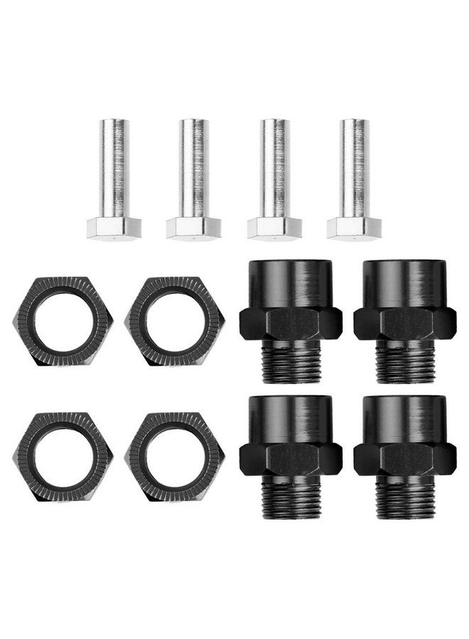 Hobbypark 12Mm To 17Mm Wheel Hex Hub Adapter Extension Conversion Offset For 1/10 Rc Cars Trucks Off Road Buggy Upgrade 1/8 Tires (With Black Adapter) - Image 4