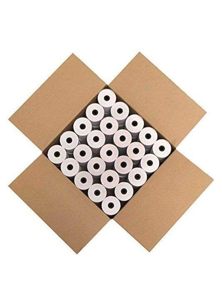 Terabyte 50-Piece Thermal Paper 80X80 size Receipt Rolls Set - Image 1