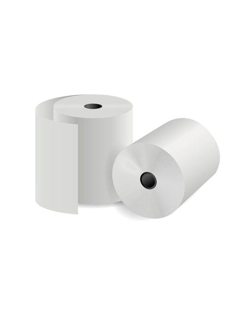 Terabyte 50-Piece Thermal Paper 80X80 size Receipt Rolls Set - Image 4