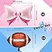 Sumind 12 Pcs Football Gender Reveal Decorations 31 Inch Pink Bow Balloons 26 Inch Football Foil Balloons Party Favors Supplies Accessories or Gender Reveal Party Baby Shower Birthday - Image 2