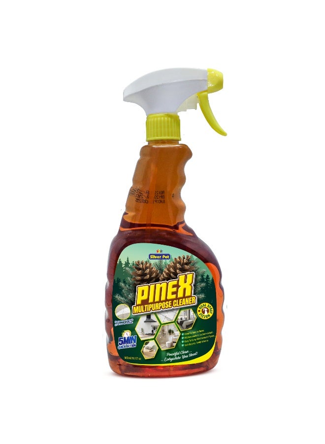 Silver Pot Pine X Pine Multipurpose Cleaner Spray 946 ml, Antibacterial All Surface Cleaner for Hygienic & Sparkling Clean - Image 1