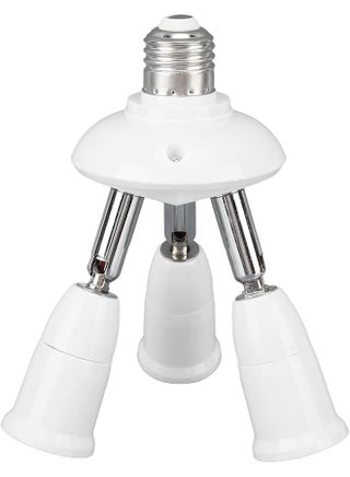 Light Bulb Socket Adapter Splitter, 3 in 1 85‑265V Light Socket Splitter Adapter 180 Degree Bendable E26 E27 for Meeting Rooms - pzsku/ZD9A9B40A10B47739C44CZ/45/1744921770/50b95f5e-bc4e-4956-a879-f3208ecd910f