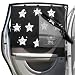 VVAYHUA Car Window Shades 2 Packs Magnetic Car Sun Shades for Baby 2 Layers for BlackoutSee Through Options Stars Pattern Side Window Curtain for Kids HeatUV Blocker - Image 2