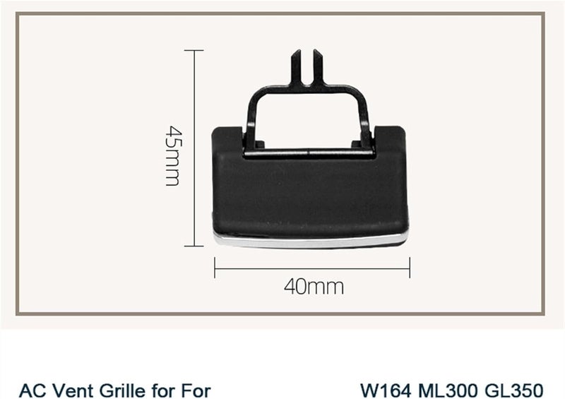 Vuzmode Car AC Vent Outlet Clip Repair Kit - Image 2