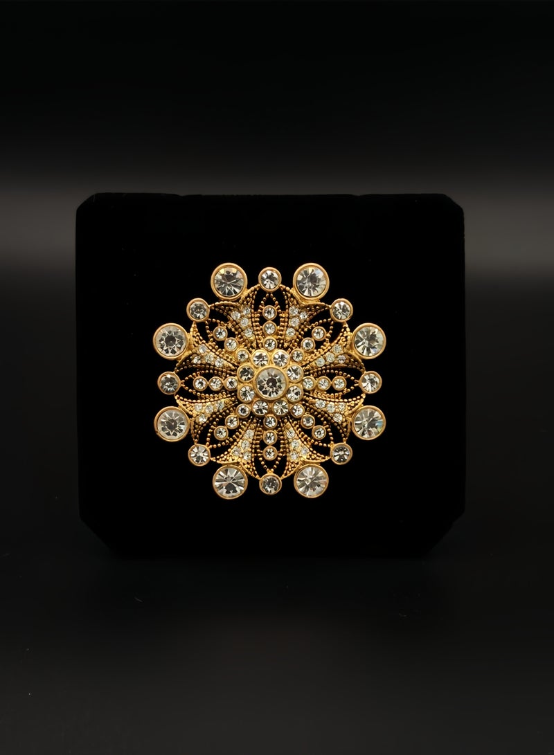 Limited Vintage Collection for Abaya Jewel flower brooch“WISH AND PEACE ” - Image 2