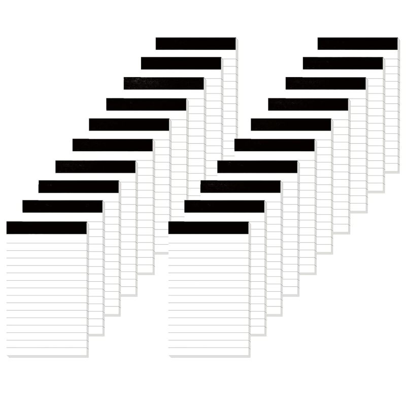 دفاتر ملاحظات صغيرة - 20 قطعة، مقاس 3x5 بوصة، ورق عالي الجودة للمكتب والمدرسة والمنزل - كتابة سلسة، دفاتر مذكرات محمولة للجيب والحقيبة - Image 2