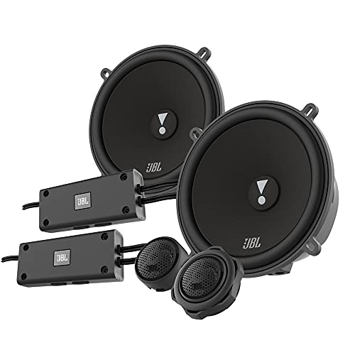JBL 5 1/4" Step-up Car Audio Component Speaker System NO Grill, Black - Image 1