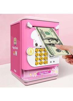Garlo Piggy Bank Toy Electronic Mini ATM Savings Machine with Personal Password & Simulate Fingerprint Unlock - Music and Light Toy for Kids, Boys and Girls Age 3-8 Years  - Image 4