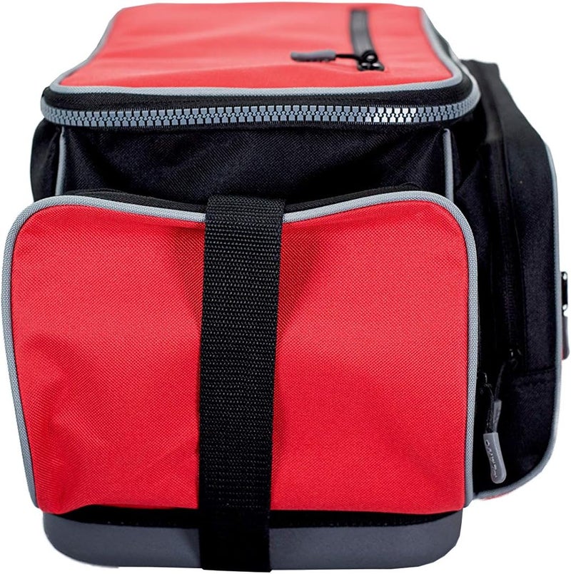 PLANO Weekend Series 3700 Deluxe Tackle Case, Large, Red Fabric, Includes 2 3700 Stowaway Utility Storage Boxes, Soft Fishing Tackle Bag, Premium Storage - Image 3