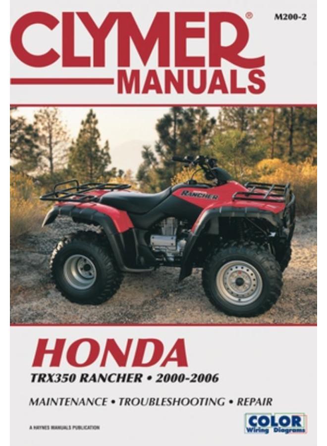 Honda TRX350 Rancher Series ATV (2000-2006) Service Repair Manual