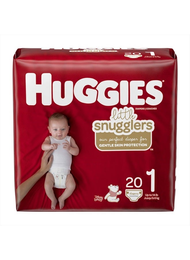 Huggies Little Snugglers Size 1 , 20 Count - Image 2