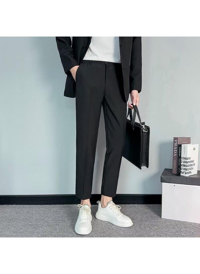 Shougu Men's Fashionable Casual Business Suit Pants - Image 1