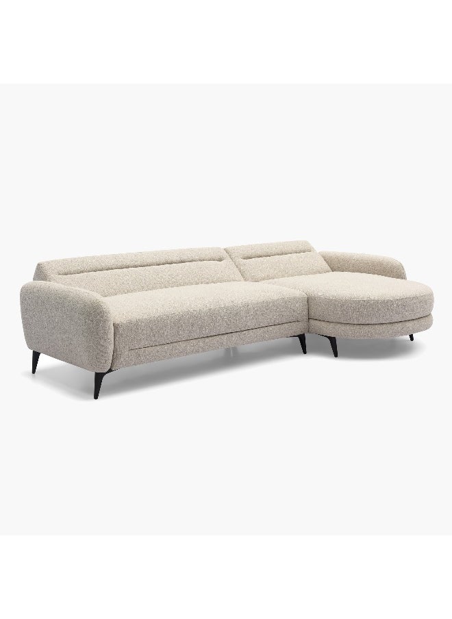 Home Box Prato NXT 3-Seater Reversible Fabric Corner Sofa Bed with 2 Cushions  - Image 4