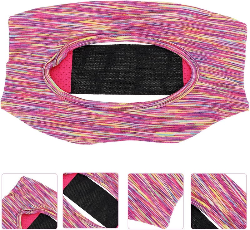 Virtual Reality Eye Mask Cover Quick-Drying Sweat Band Breathable Face Mask Cover for Headset Gaming Accessories Lightweight Purple - Image 4