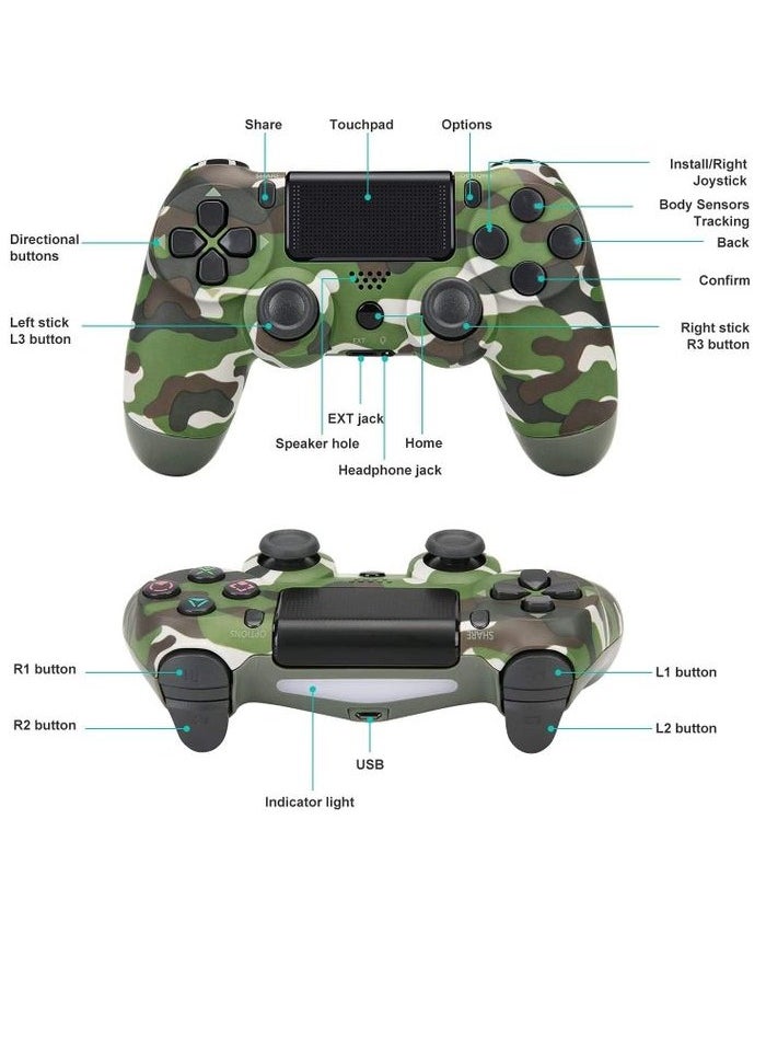 Generic - DoubleShock 4 Wireless Controller for PlayStation 4 - Army Green - Image 1