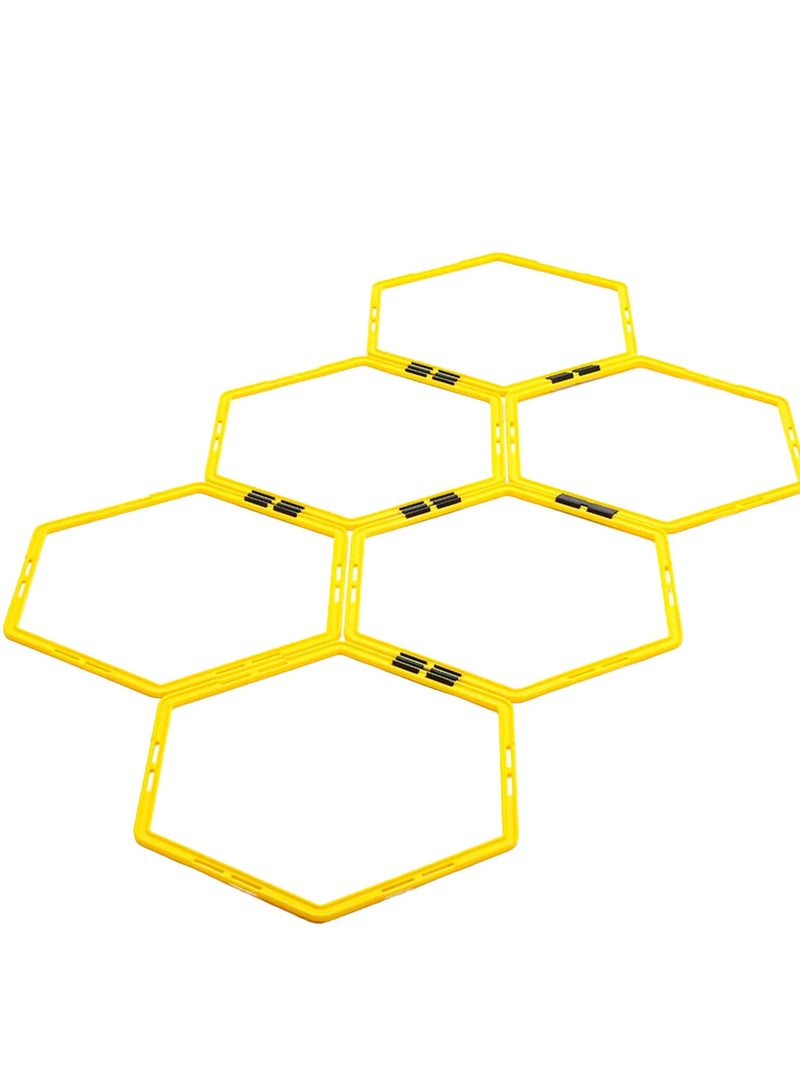 Spall Hexagon Agility Rings Set of 6 For Men & Women  - Image 1