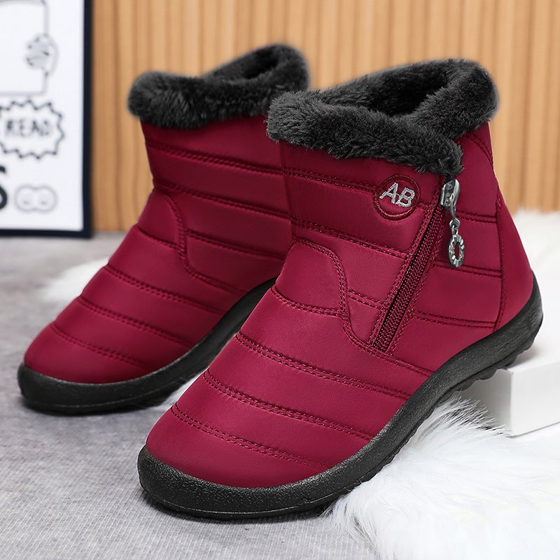 Cotton Shoes 2025 Winter Temu Custom-Made Snow Boots Warm High-Top Cotton Boots For The Elderly Long-Tube Cotton Boots - Image 4