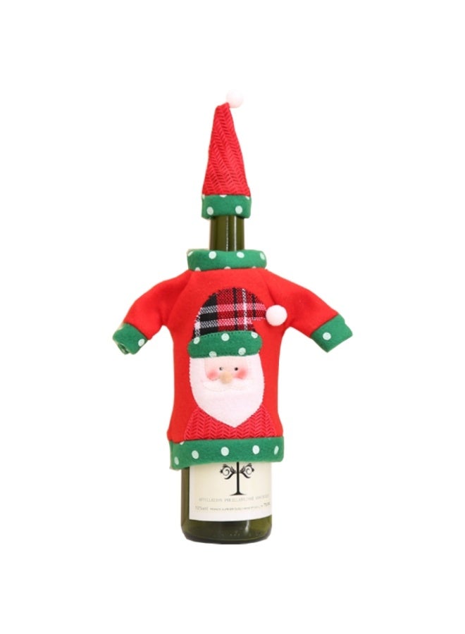 Wine Cover, Santa Claus sweater, China