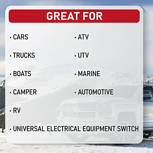 AA Ignition Master Battery Switch Kit with Screws 12-48V - Power Cut-Off Switch - Battery Isolator Disconnect for Cars, Trucks, RV, Campers, Boats - Waterproof On-Off Function Automotive, Marine - Image 5