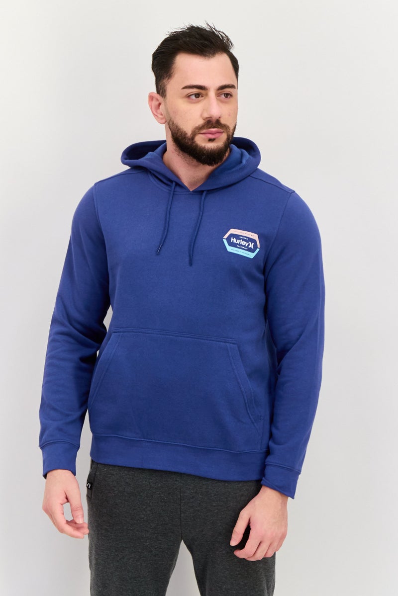 Hurley Men Sportswear Fit Long Sleeve Outdoor Hoodies, Blue  - Image 1