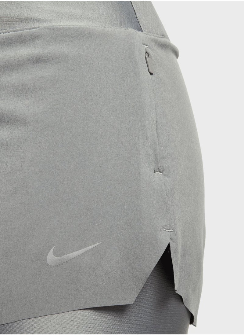 Nike - Drifit Swift Mid Rise 2In1 3'' Shorts - Image 1