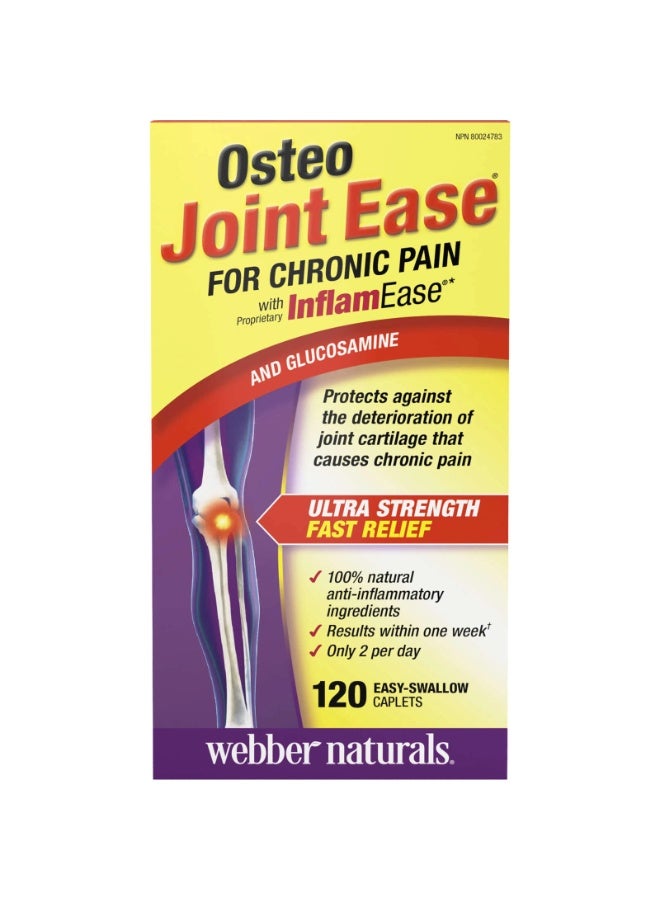 ويبر ناتشورالز أوستيو جوينت إيز مع إنفلام إيز وجلوكوزامين ١٢٠ كبسولة سهلة البلع - Image 2
